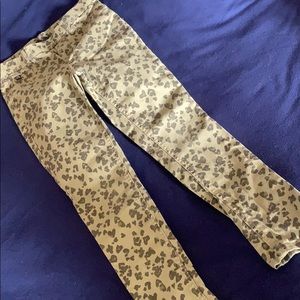 Jordache cheetah print animal print jeggings